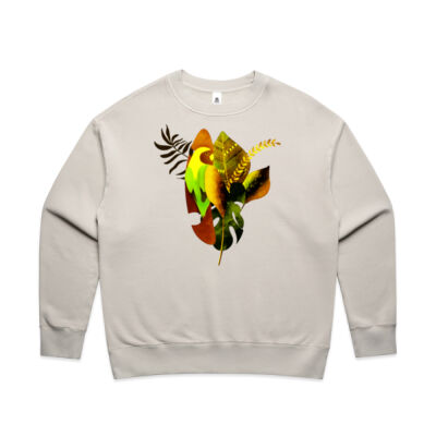 tropical spirit - Wo's Relax Faded Crew Thumbnail