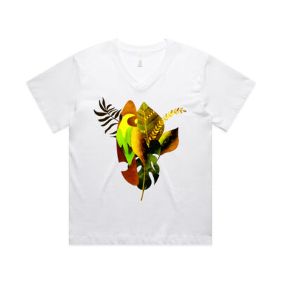 tropical spirit - Wo's Martina V Neck Tee Thumbnail