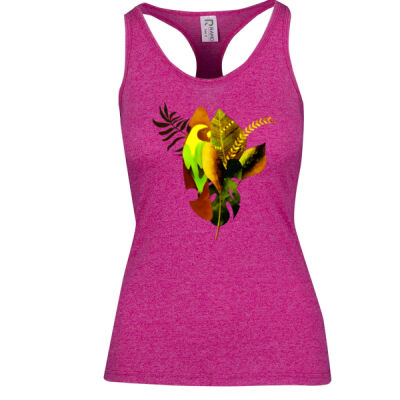 tropical spirit - Womens Greatness Athletic T-back Singlet Thumbnail