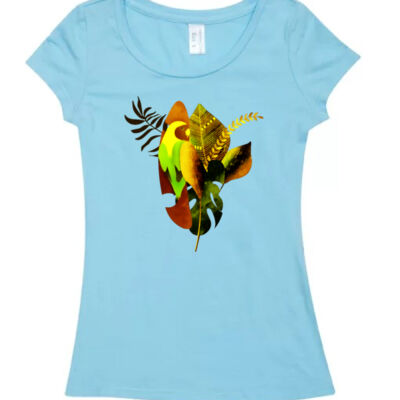tropical spirit - Womens Cotton/Spandex T-shirt Thumbnail