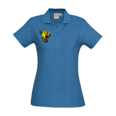 tropical spirit - Womens Crew Short Sleeve Polo Thumbnail