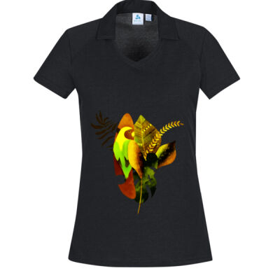 tropical spirit - Womens Byron Short Sleeve Polo Thumbnail