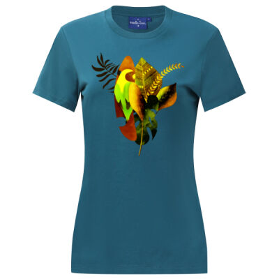 tropical spirit - PREMIUM COTTON FACE TEE Ladie's Thumbnail