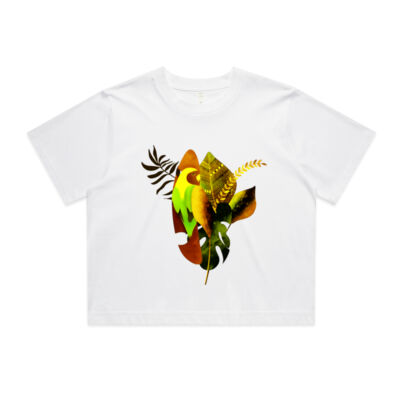 tropical spirit - Wo's Classic Crop Tee Thumbnail