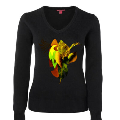 tropical spirit - Ladies Knitted Jumper Thumbnail