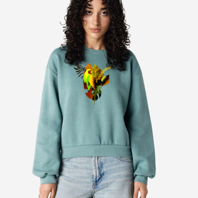 tropical spirit - Women's Classic Crewneck Sweatshirt Thumbnail