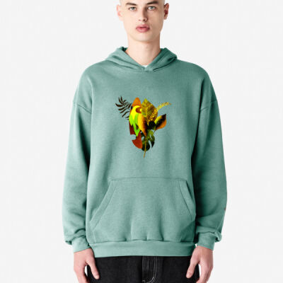 tropical spirit - ReFlex Fleece Unisex Pullover Hoodie Thumbnail