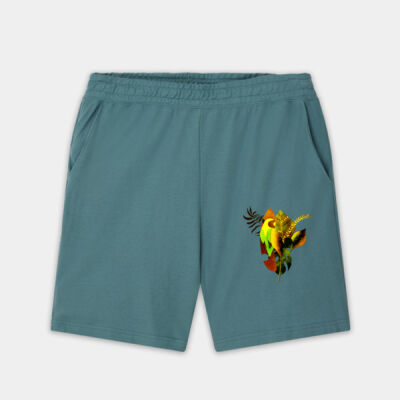 tropical spirit - Pique Unisex Gym Shorts Thumbnail