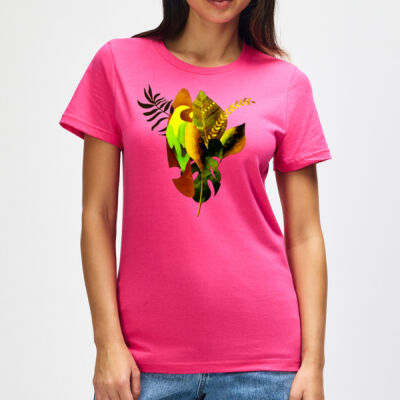 tropical spirit -  Women's Midweight Semi-Fitted T-Shirt Thumbnail