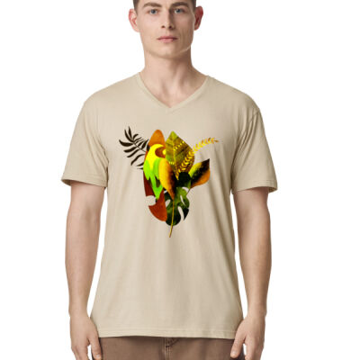 tropical spirit - CVC Unisex V-Neck T-Shirt Thumbnail