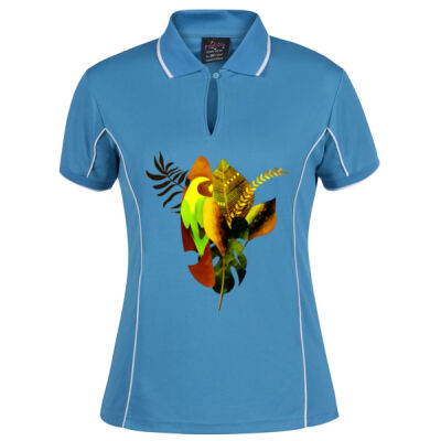 tropical spirit - Podium Ladies Piping Polo Thumbnail