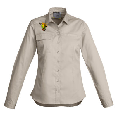 tropical spirit -  Womens Lightweight Tradie Long Sleeve Shirt Thumbnail