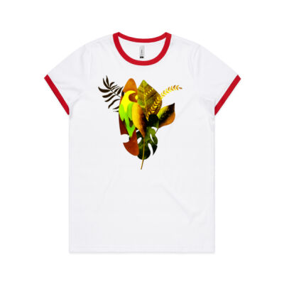 tropical spirit - Women's Ringer Tee Thumbnail
