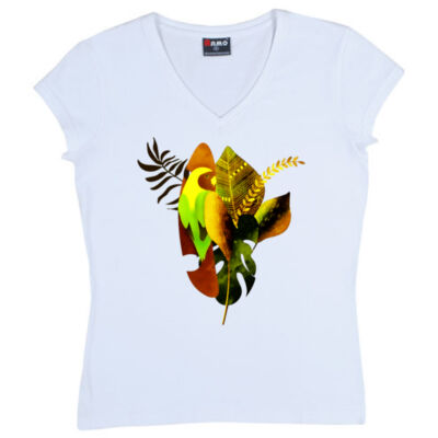 tropical spirit - Ladies V Neck Thumbnail