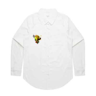tropical spirit - Womens Oxford Shirt Thumbnail