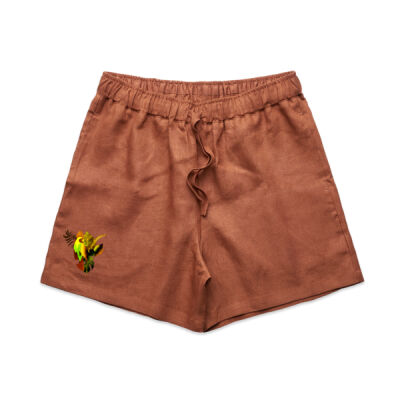 tropical spirit - Wo's Linen Shorts Thumbnail