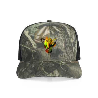tropical spirit - Mesh Contrast Camo Cap Thumbnail