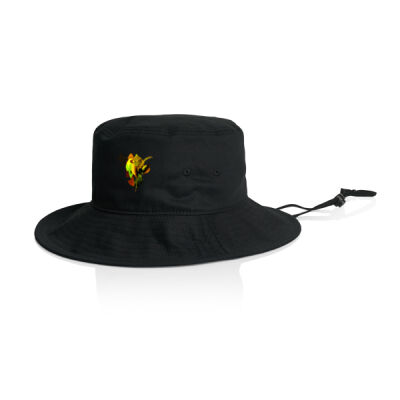 tropical spirit - Wide Brim Bucket Hat Thumbnail