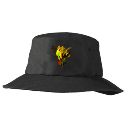 tropical spirit - Poly Viscose Bucket Hat Thumbnail