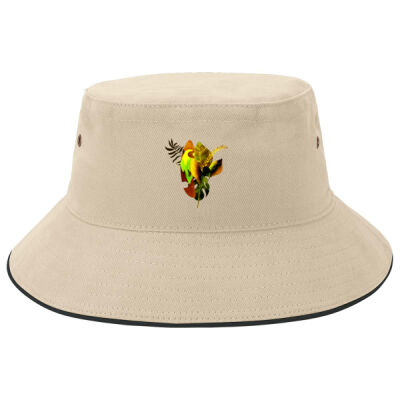 tropical spirit - Sandwich Brim Bucket Hat Thumbnail