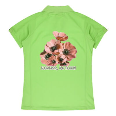 Together, We Bloom – Poppy Flower Apparel  - Flinders Lady Polos  Thumbnail