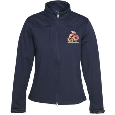 Together, We Bloom – Poppy Flower Apparel  - Softshell Womens Jacket Thumbnail