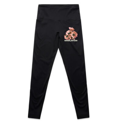 Together, We Bloom – Poppy Flower Apparel  - Wo's Active Seamless Leggings Thumbnail