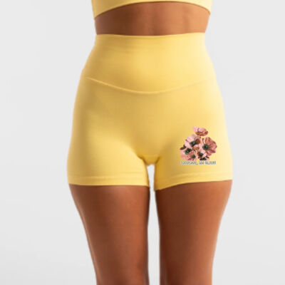 Together, We Bloom – Poppy Flower Apparel  -   Hi-Rise Short 2.0 - Sunshine Thumbnail