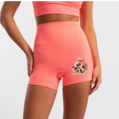 Together, We Bloom – Poppy Flower Apparel  - Hi-Rise Short 2.0 - Bright Pink Thumbnail