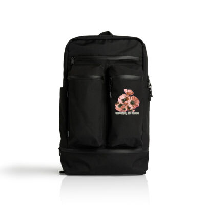 Together, We Bloom – Poppy Flower Apparel  - Recycled Travel Backpack Thumbnail