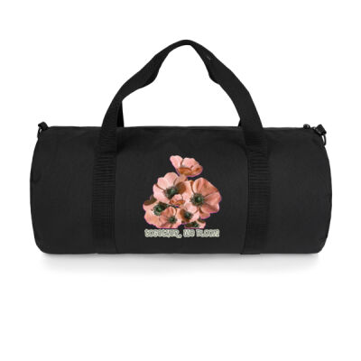 Together, We Bloom – Poppy Flower Apparel  - Gym Duffel Bag Thumbnail