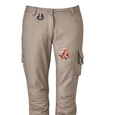 Together, We Bloom – Poppy Flower Apparel  - Womens Rugged Cooling Cargo Pant Thumbnail