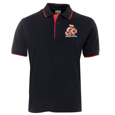 Together, We Bloom – Poppy Flower Apparel  - C OF C  TIPPING POLO Thumbnail