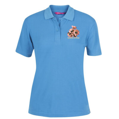 Together, We Bloom – Poppy Flower Apparel  - Ladies 210 Polo Thumbnail