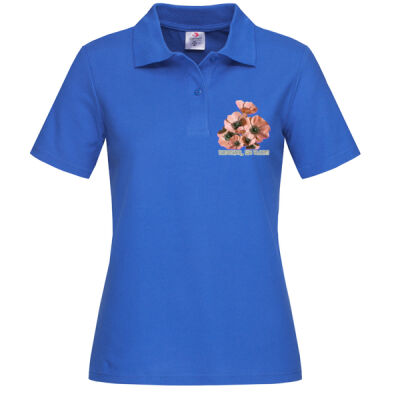 Together, We Bloom – Poppy Flower Apparel  - Women's Heavyweight Polo Thumbnail