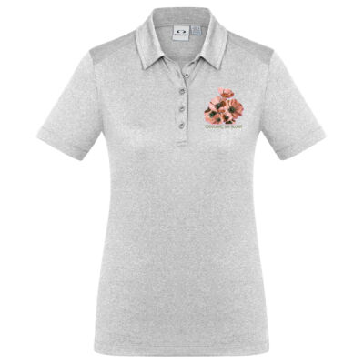Together, We Bloom – Poppy Flower Apparel  - Womens Aero Short Sleeve Polo Thumbnail
