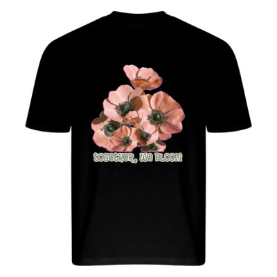 Together, We Bloom – Poppy Flower Apparel  - Luxe Oversized Tee Thumbnail