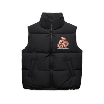 Together, We Bloom – Poppy Flower Apparel  - Wo's Puffer Vest Thumbnail