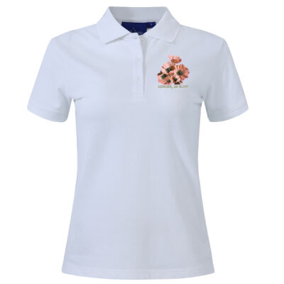 Together, We Bloom – Poppy Flower Apparel  - Darling Harbour Polo Ladies Thumbnail