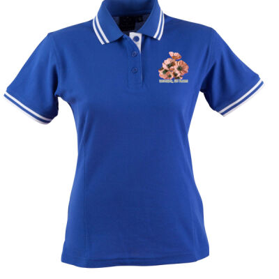 Together, We Bloom – Poppy Flower Apparel  - GRACE POLO Women's Thumbnail