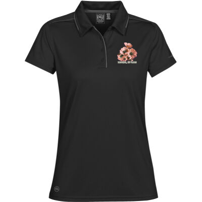 Together, We Bloom – Poppy Flower Apparel  - Women's Inertia Sport Polo Thumbnail
