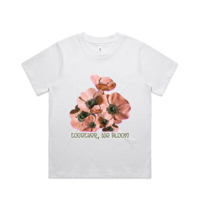 Together, We Bloom – Poppy Flower Apparel  - Wo's Classic Minus Tee [-5CM] Thumbnail