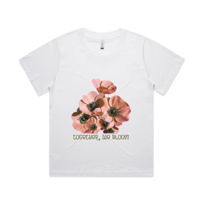 Together, We Bloom – Poppy Flower Apparel  - Wo's Martina Tee  Thumbnail