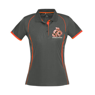 Together, We Bloom – Poppy Flower Apparel  - Womens Razor Short Sleeve Polo Thumbnail