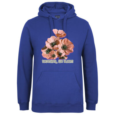 Together, We Bloom – Poppy Flower Apparel  - Fleecy Hoodie Thumbnail