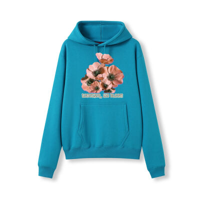 Together, We Bloom – Poppy Flower Apparel  - Womens/Juniors Kangaroo Pocket Hoodies Thumbnail