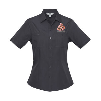 Together, We Bloom – Poppy Flower Apparel  - Womens Bondi Short Sleeve Shirt Thumbnail