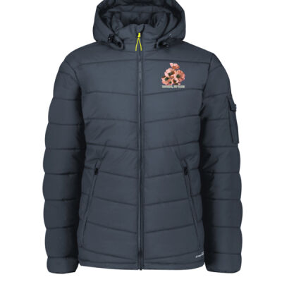 Together, We Bloom – Poppy Flower Apparel  - Unisex Streetworx Hooded Puffer Jacket Thumbnail
