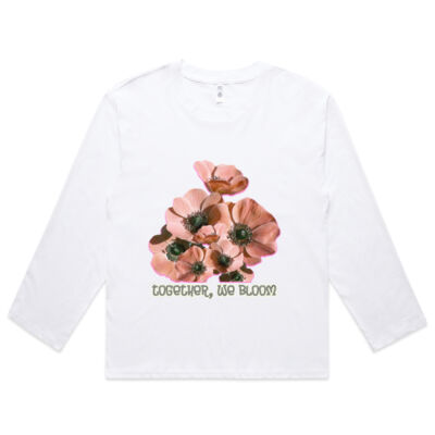 Together, We Bloom – Poppy Flower Apparel  - Wo's Martina L/S Tee Thumbnail