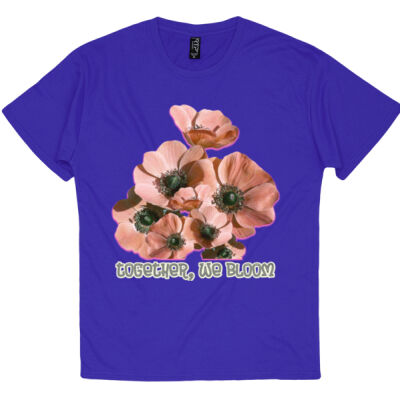 Together, We Bloom – Poppy Flower Apparel  - ON SALE Unisex Tshirt    Thumbnail